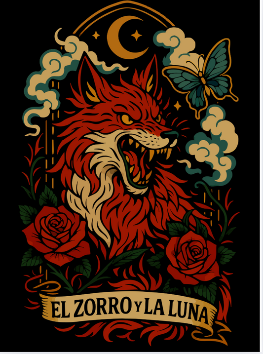 El Zorro y La Luna Unisex t-shirt